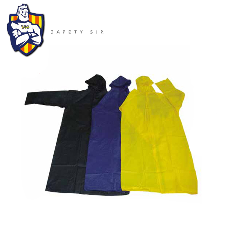 Customized High quality adult Pvc polyester rain coat,Men rain coat, Rain suit CE Standard