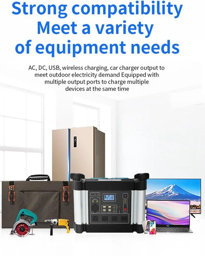 Factory Good Quality Environment-Friendly Rechargeable Easy to Use Portable Power Station Portable Generation System
