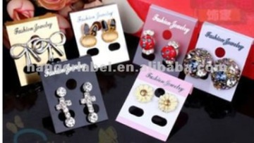 earring display cards