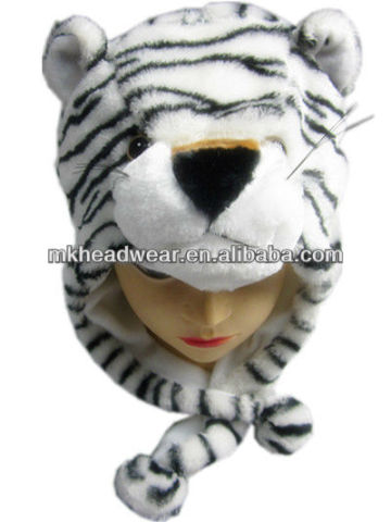 kids lovely plush tiger hat