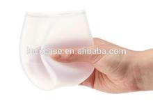 2016 New Products Clear Silicone Wine Cup/Silicone Folding Wine Cup/Travel Wine Cup