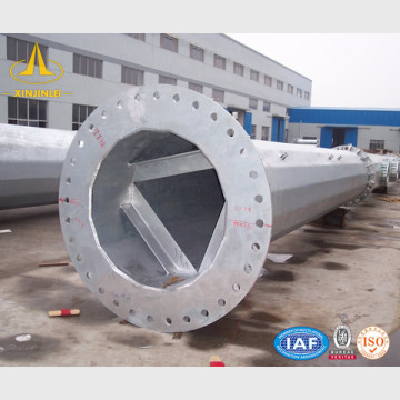 Steel Monopole Tower For 132KV 138KV