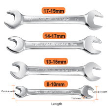 Customized Logo Factory Wholesale Double Open End Spanner Open End Wrench