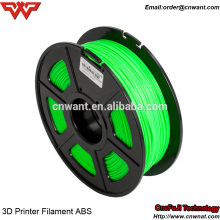 Luminous Green PLA Filament for 3D Printer Consumables