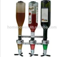 New!Wall Mounted Wine Bar Butler 3-Bottle Shot Alcohol Dispenser