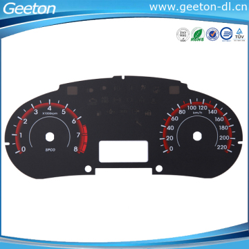 Custom Screen Printing Auto Speedometer Faceplates