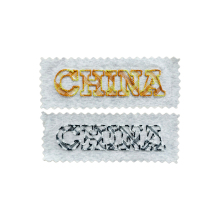 Arch bridge embroidery patch