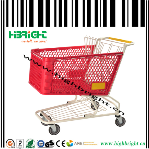Durable Plastic Shopping Trolley