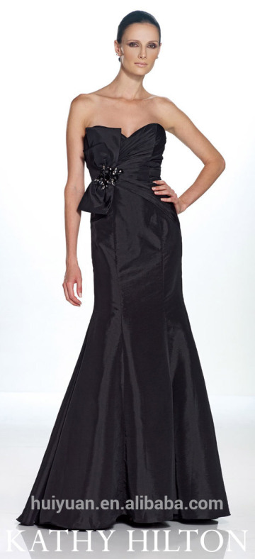 black sleeveless hollywood style evening dresses