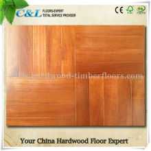 Factory made prefinished smooth merbau solid wood floors