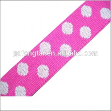 Colorful polyester jacquard ribbon webbing