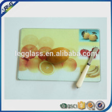 customized tempered glass cutting pizza board