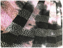 Poly Sheril Tie Dyed Fabric