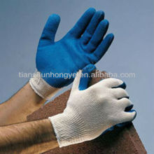 Cotton Liner Disposable Top Glove Latex Coated Glove