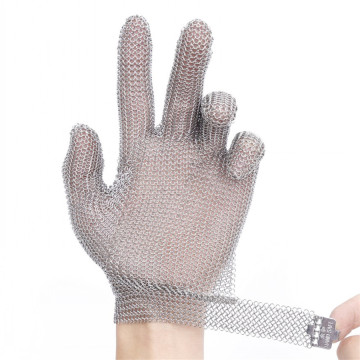 Stainless steel mesh butcher protection glove