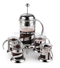 stainless steel espresso coffee press maker sets