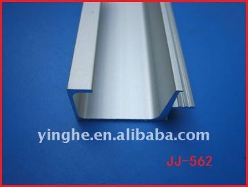 silvery anodizing aluminium profiles for door handle