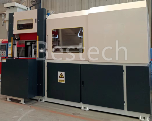 bottom box slide out automatic flaskless sand molding line for foundry plant