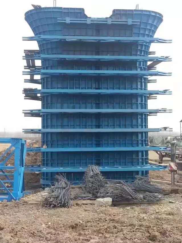 Steel Bridge Viaduct Column Pier Formwork