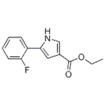 Ácido 1H-pirrole-3-carboxílico, 5- (2-fluorofenil) -, éster etílico CAS 881674-06-2