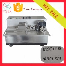 top level solid ink date code printing machine for bags