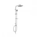 Stainless Steel Square Bathroom Rainfall Shower Column Set