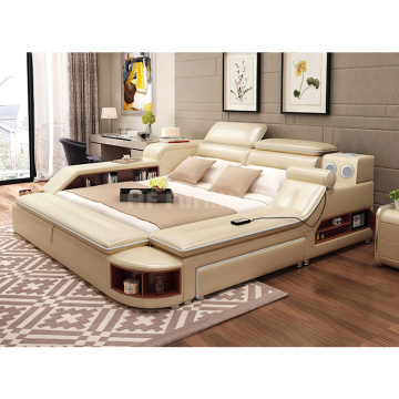 Modern Adjustable Multifunction European Style Bed Frame with Massage