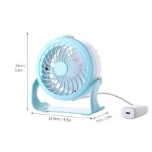 Multifunction USB Mini Rechargeable Handy Personal Fan