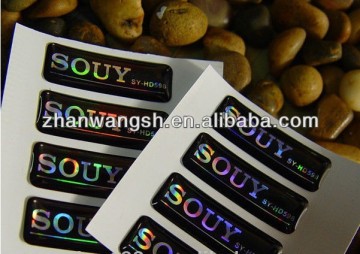 Self-adhesive epoxy dome label,hologram dome label