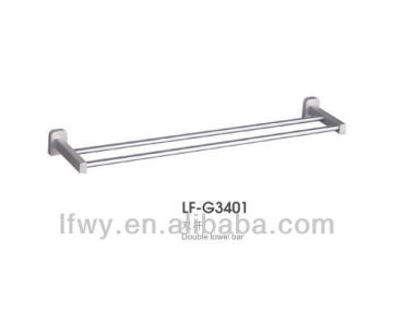 double towel bar towel shelf