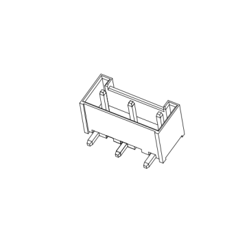 VH3.96mm Right Angle Full Wall TYPE 1E Empty