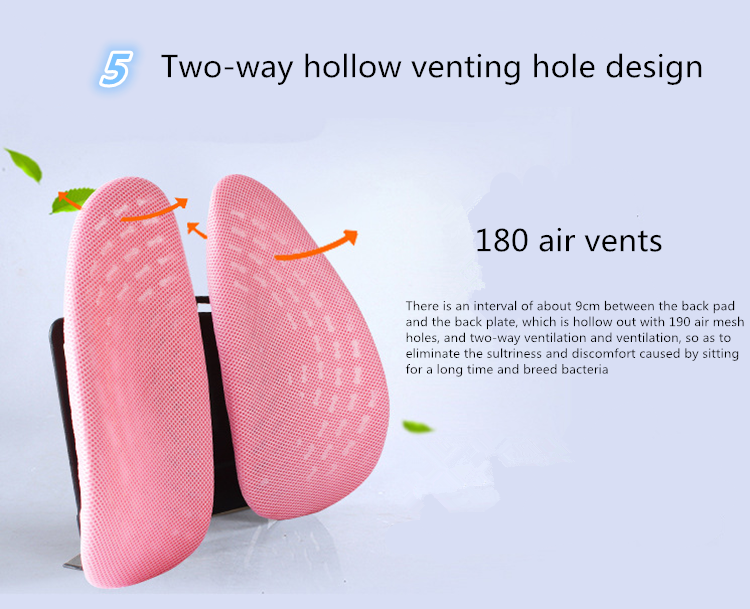 Car seat cushion double back cushion backrest protect the waist summer breathable office use driving