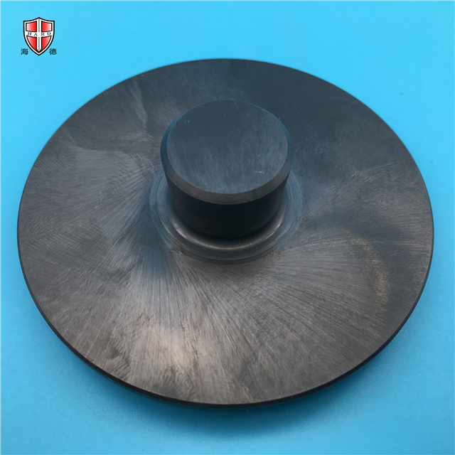 black silicon nitride machining ceramic disk disc plate