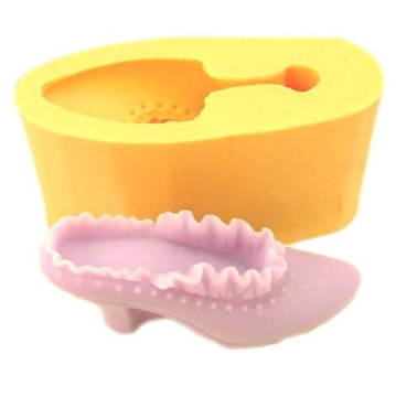 Handmade silicone soap mould,Silicone High heel shoes soap mold