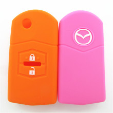 Silicone car key cover for Mazda 3