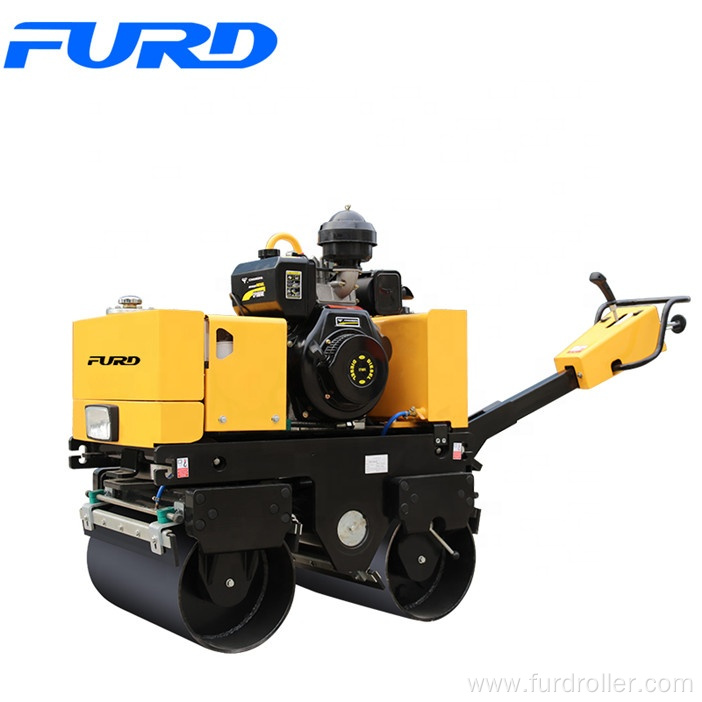 20KN Vibration Hand Mini Road Roller Compactor With Diesel Engine