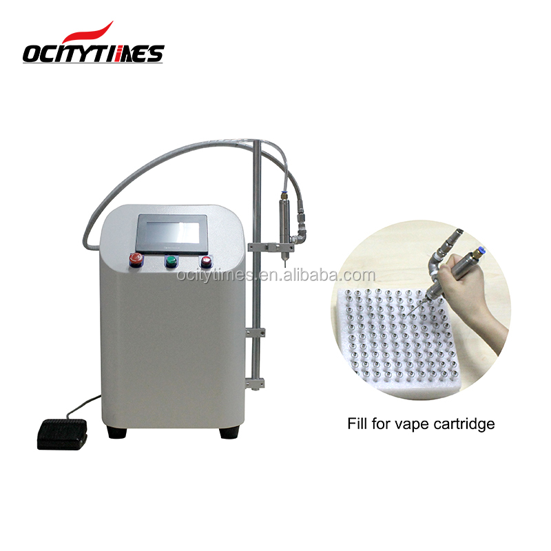 2020 New Easier operation Semi-Auto small vape cartridge filling machine Ocitytimes-F7 electronic cigarette filler