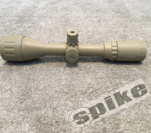 SPIKE 3-12x40AOL Tan rifle scope/riflescope with sunshade/Tan color riflescopes hunting
