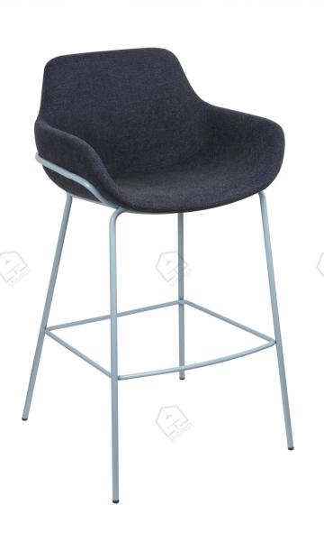 Faux leather stainless steel copper plating bar stool