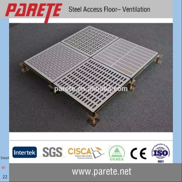 Steel raised floor for ventilation solutions