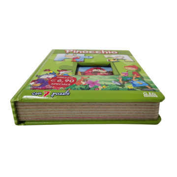 Fabrik-kundengebundenes Babygeschichten-Papierpuzzlespielbuch