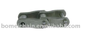 Heavy-duty cranked-link transmission chains