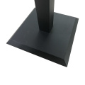 black color good quality table base L440xW430xH720mm cast iron pillow edge table base