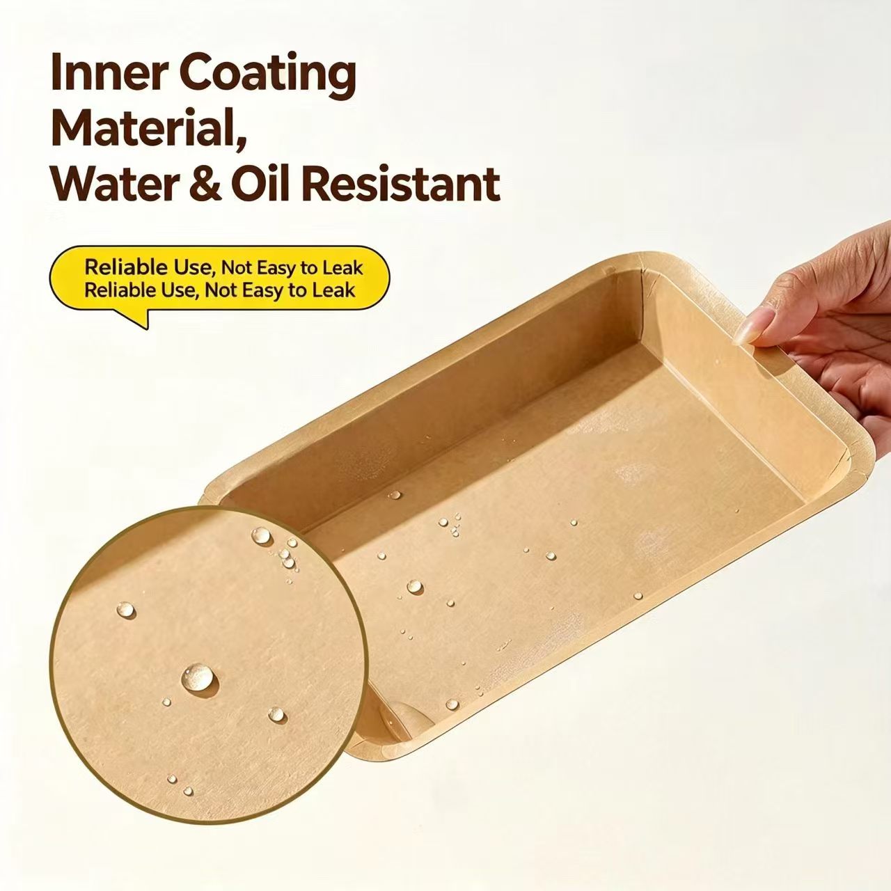 nampan katering kraft kraft catering trays