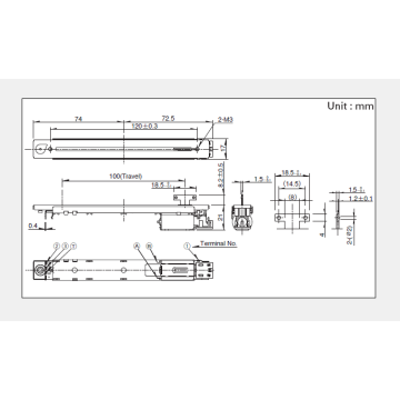 RSA0V11M Series Slide Potentiometer