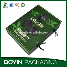 2015 new design paper gift boxes for olive oil, cardboard boxes for olive oil, gift packaging box for cooking oil