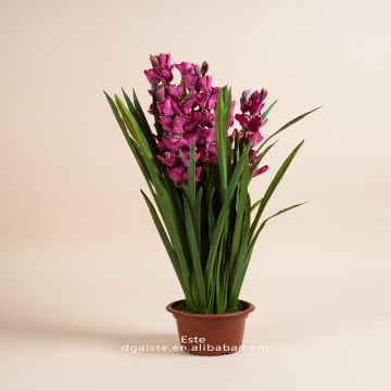 artificia orchid flowerl bonsai ,home decor artificial Potted orchid bonsai