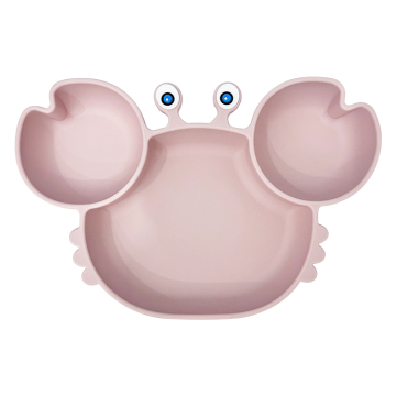 Crab Shape Silicone Baby Plate