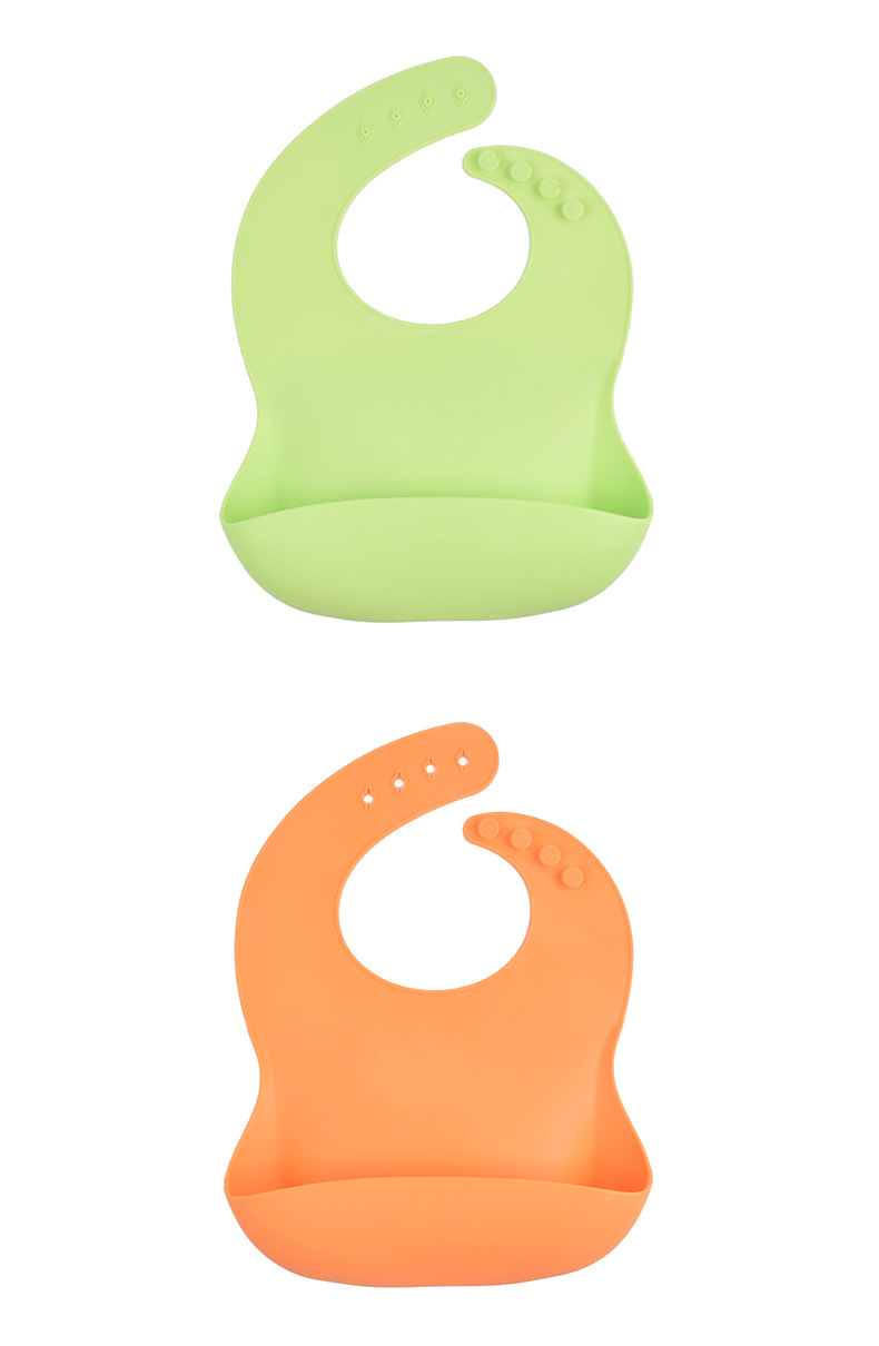 Modern BPA Free Silicone Bucket Bib Wholesale Waterproof Silicone Bib for Babies