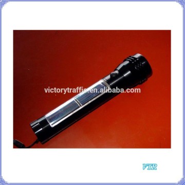 LED Solar Flashlight, Emergency rescue solar LED flashlight